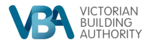 ictorian Building Authority VBA registered residential builder logo for structural compliance in Victoria
